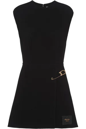 Prada Safety pin-detail minidress