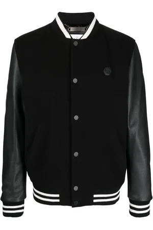Philipp Plein Studded-skull bomber jacket