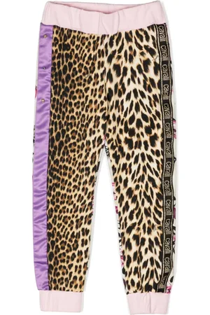 Roberto Cavalli Mix-print track pants