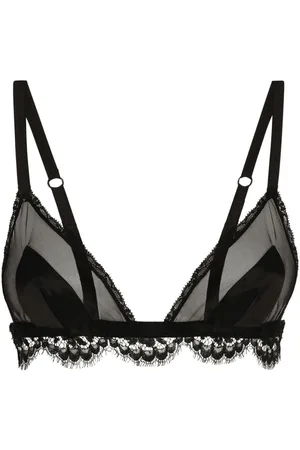 Dolce & Gabbana Lace-detailing semi-sheer bra