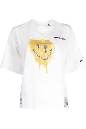 Maison Mihara Yasuhiro Logo-embroidered cotton T-shirt