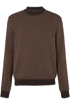 Balmain Intarsia-knit long-sleeve jumper