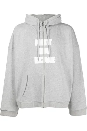 Natasha Zinko Text-print hooded jacket