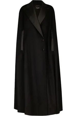 Dolce & Gabbana Feather-detail cape