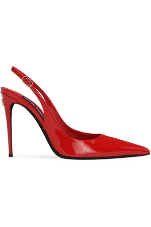 Dolce & Gabbana 105mm patent-finish leather pumps