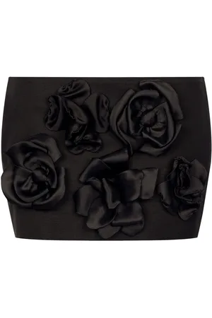 Dolce & Gabbana 3D-floral motif mini shorts