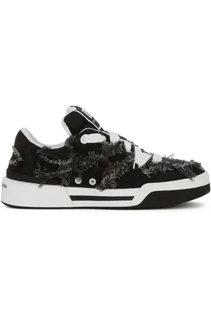 Dolce & Gabbana New Roma fray-trim sneakers