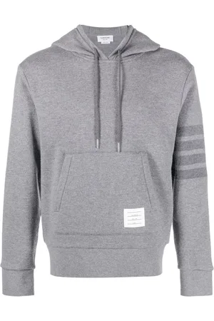Thom Browne Stripe-detail sleeve hoodie
