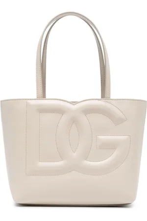Dolce & Gabbana Small DG logo leather tote bag