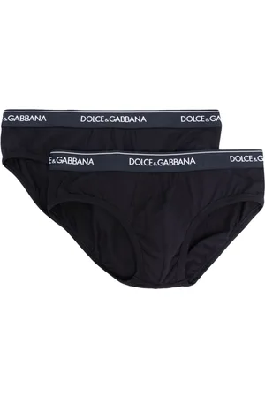 Dolce & Gabbana Logo-waistband cotton briefs (pack of two)