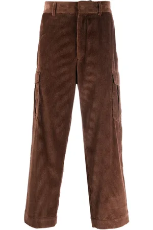 Kenzo Cotton corduroy cropped trousers