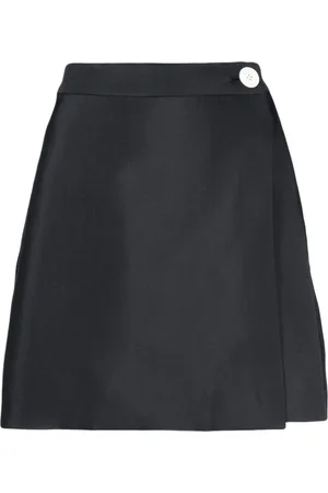 Lee Mathews Button-detail high-waist miniskirt