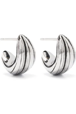 LEMAIRE Girasol striped earrings