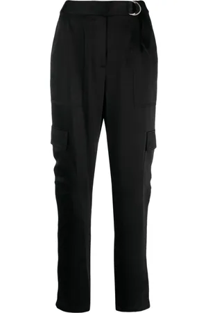 Simkhai Tapered-leg satin trousers