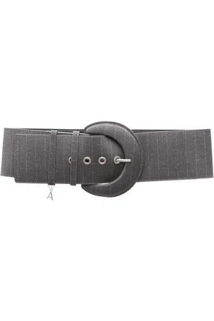 Twin-Set Mélange-effect striped belt