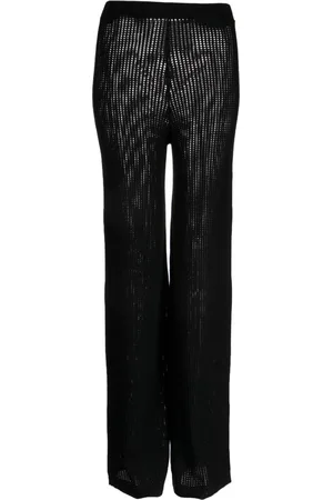 Cynthia Rowley High-waist knitted trousers