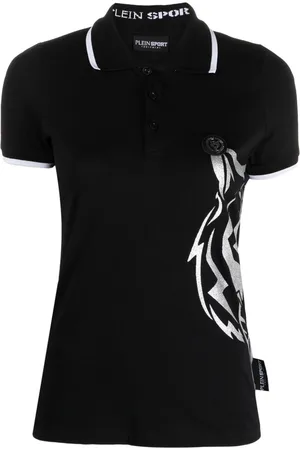 Philipp Plein Logo-print cotton polo shirt
