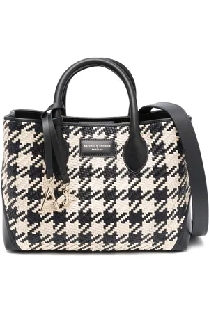ASPINAL OF LONDON London houndstooth tote bag