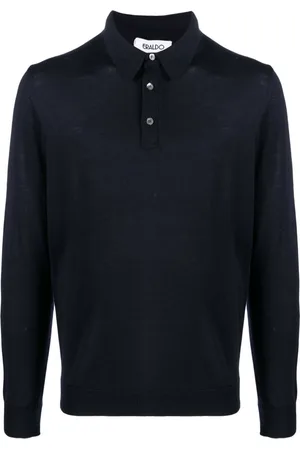 ERALDO Long-sleeve wool polo shirt
