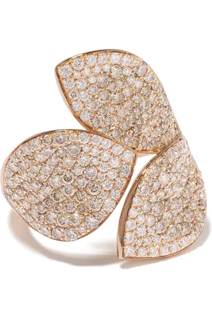 Pasquale Bruni 18kt rose gold diamond Giardini Segreti ring