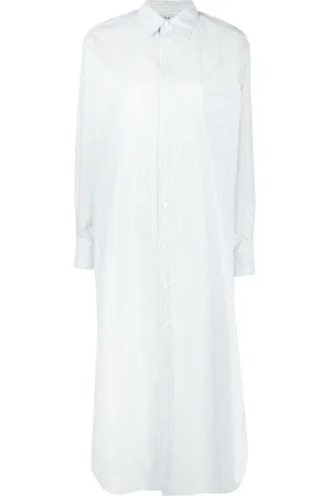 Auralee Striped shirt dress