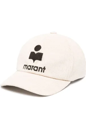 Isabel Marant Tyron logo-embroidered corduroy cap