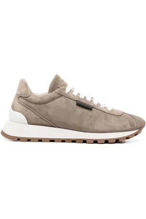 Brunello Cucinelli Bead-detailing low-top sneakers