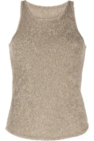 Low Classic Sleeveless fleece knitted top