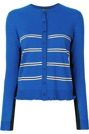 Cashmere In Love Capucine cropped striped cardigan