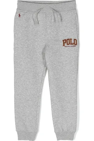 Ralph Lauren Logo-embroidered cotton blend track pants