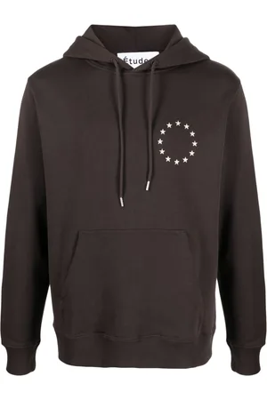 Etudes Klein Europa stars-embroidered hoodie