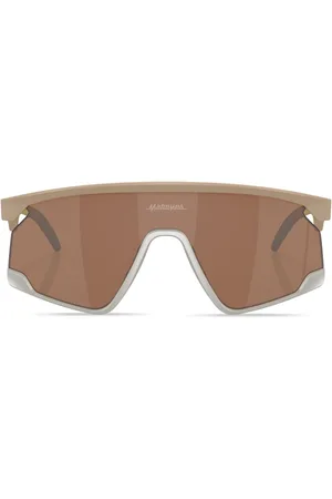 Oakley Logo-print oversize-frame sunglasses