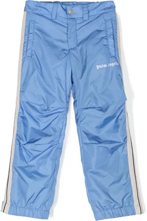 Palm Angels Stripe-detail straight-leg trousers
