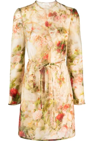 ZIMMERMANN Luminosity floral-print silk minidress