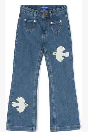 Mini Rodini Dove cotton jeans