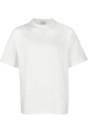 Etro Pegaso embroidered cotton T-shirt