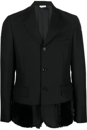 Comme des Garçons Flocked layered blazer