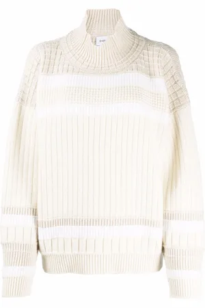 Barrie Colour-block cashmere jumper