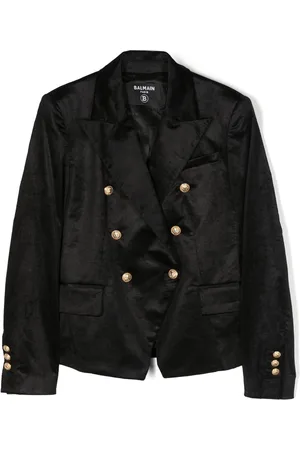 Balmain Double-breasted corduroy blazer