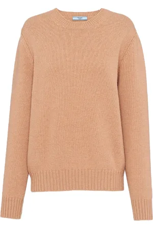Prada Triangle-logo wool jumper