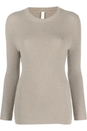 Lauren Manoogian Ribbed-knit round-neck jumper