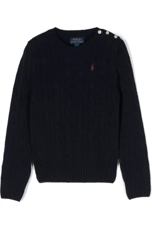 Ralph Lauren Polo Pony cable-knit jumper