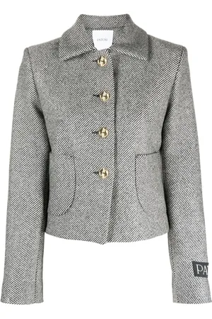 Patou Textured virgin-wool short jacket