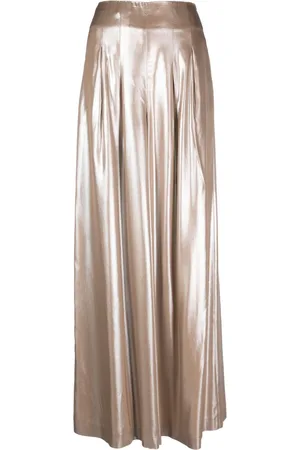 PESERICO SIGN Pleat-detailing palazzo trousers