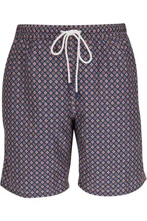 FEDELI Floral-print swim shorts