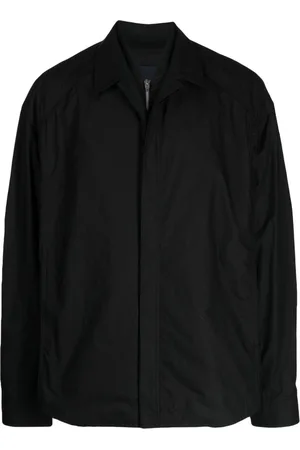 JUUN.J Layered cotton shirt jacket