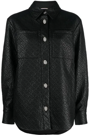 HUGO BOSS Monogram-emed long-sleeve shirt