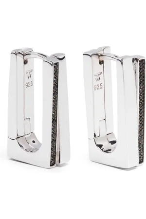 TOM WOOD Step Hoops sterling earrings