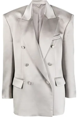 MAGDA BUTRYM Double-breasted silk blazer