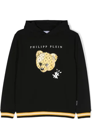 Philipp Plein Logo-print stripe-print hoodie